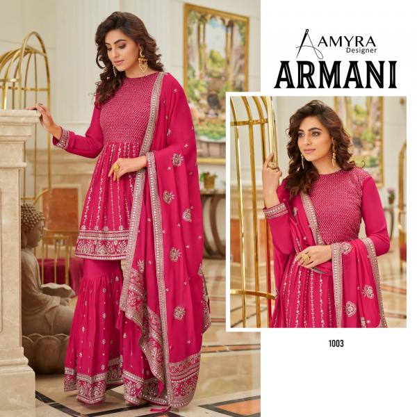 Amyra Armani Festive Wear Georgette Designer Salwar Kameez